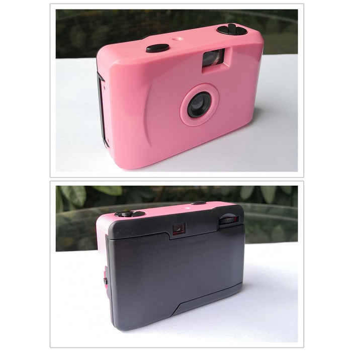 Suc4 Flowers Pattern Retro Film Camera Mini Point-And-Shoot Camera For Children 5M Waterproof