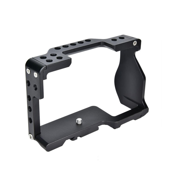 C6 Camera Video Cage Stabilizer For Sony A6000 / A6300 / A6500 / A6400 Black