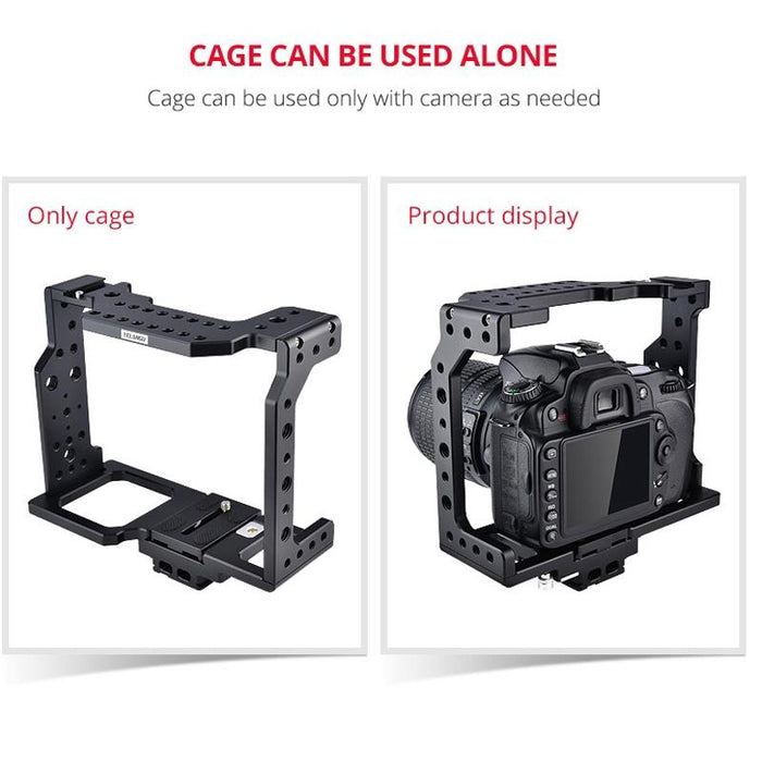 C8 Ylg0910 Handle Video Camera Cage Stabilizer Black