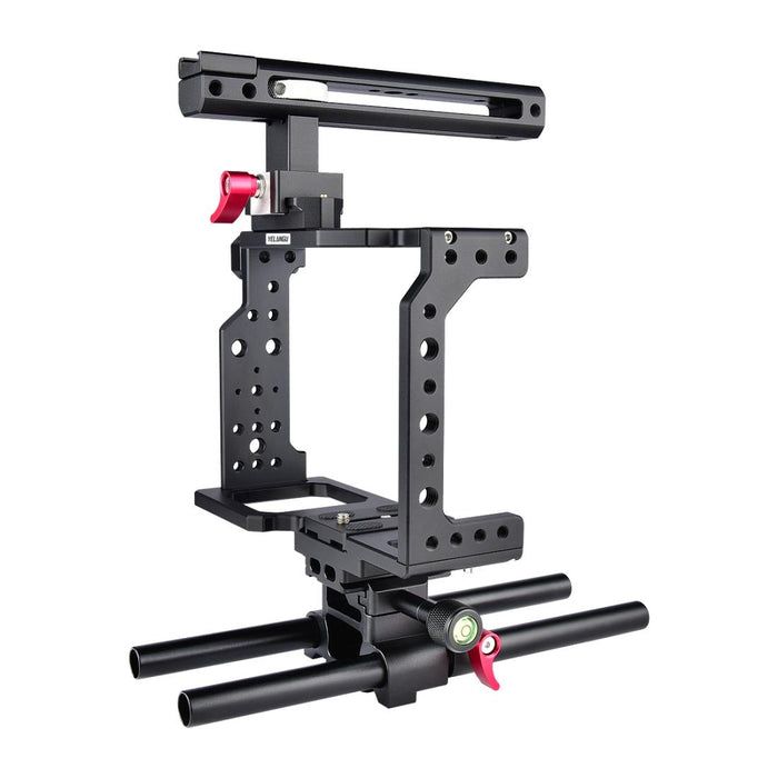 C8 Ylg0910 Handle Video Camera Cage Stabilizer Black