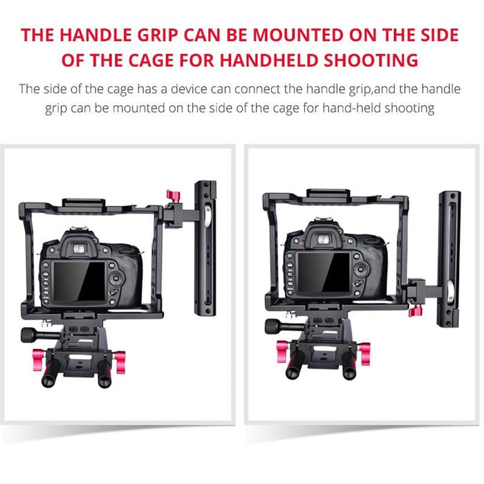 C8 Ylg0910 Handle Video Camera Cage Stabilizer Black