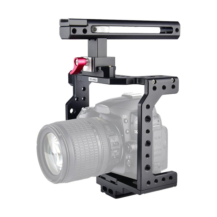 C8 Ylg0910 Handle Video Camera Cage Stabilizer Black