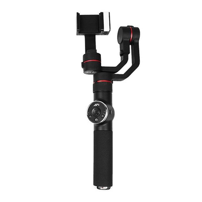V5 Smooth 3-Axis Handheld Aluminum Brushless Gimbal Stabilizer With Tripod Mount & Fill Light For Smartphones Within 6 Inch Support Face Tracking Black
