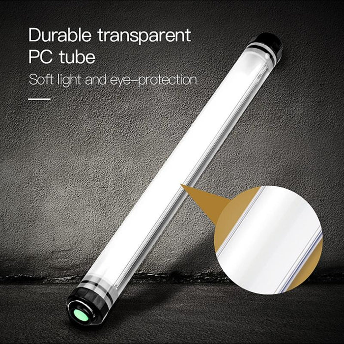 P7Rgb Colorful Photo Led Stick Video Light App Control Adjustable Colour Temperature Waterproof Handheld Led Fill Light With Remote Control