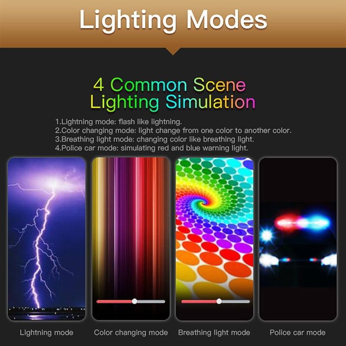 P7Rgb Colorful Photo Led Stick Video Light App Control Adjustable Colour Temperature Waterproof Handheld Led Fill Light With Remote Control