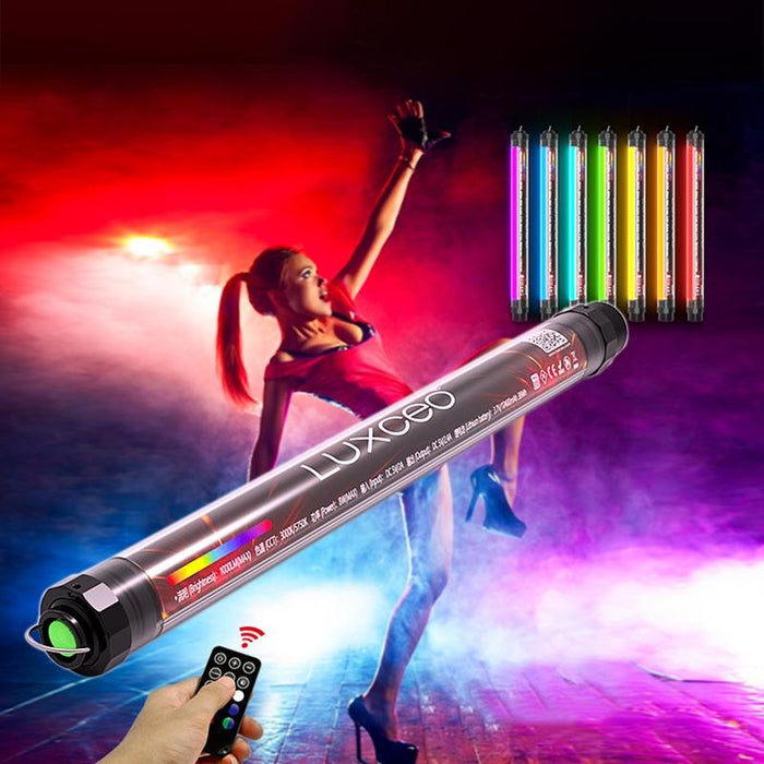 P7Rgb Colorful Photo Led Stick Video Light App Control Adjustable Colour Temperature Waterproof Handheld Led Fill Light With Remote Control