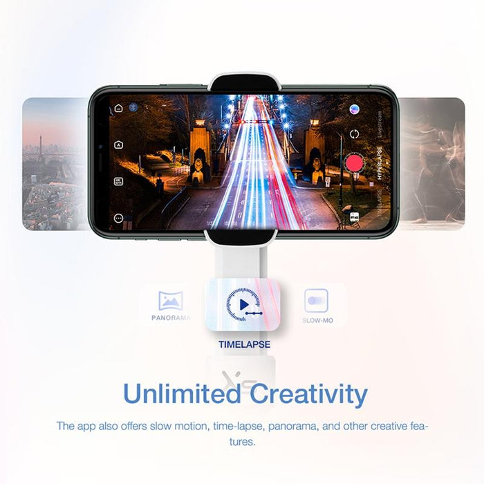 Yszy018 Smooth-Xs Handheld Gimbal Stabilizer Selfie Stick For Smart Phone - 200G Pink