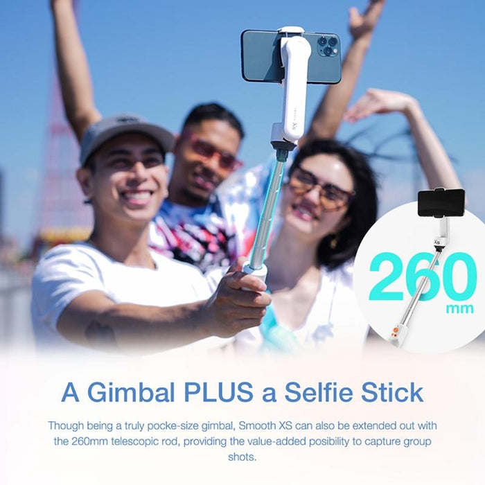 Yszy018 Smooth-Xs Handheld Gimbal Stabilizer Selfie Stick For Smart Phone - 200G Pink