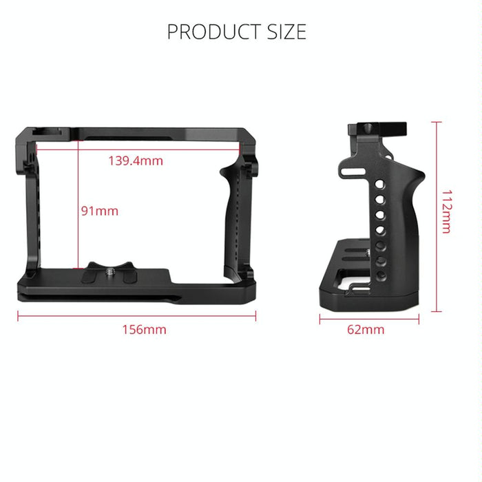 C22-A Ylg0334B-A Video Camera Cage Stabilizer For Canon Eos R5/R6/R Black