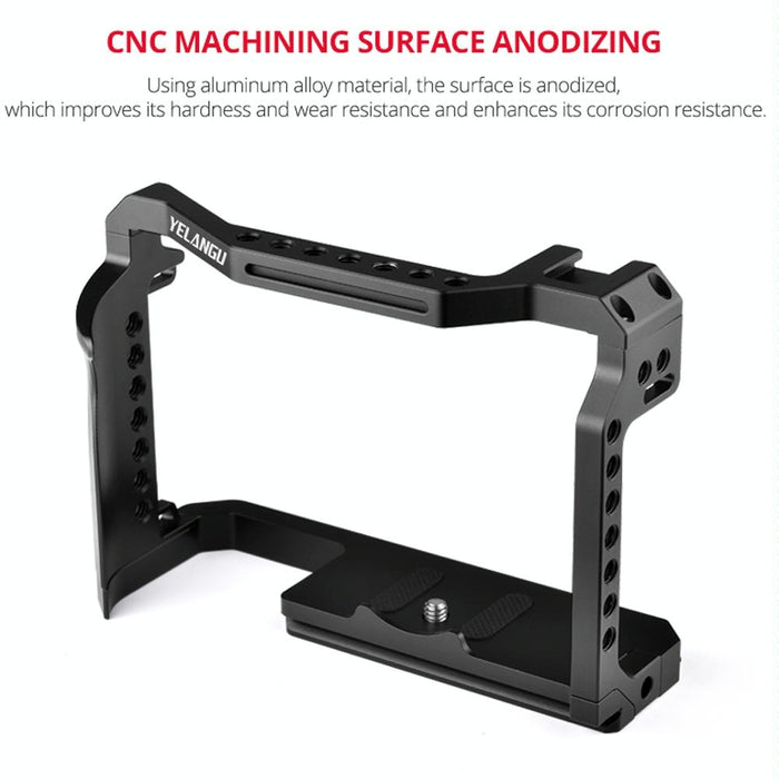 C22-A Ylg0334B-A Video Camera Cage Stabilizer For Canon Eos R5/R6/R Black