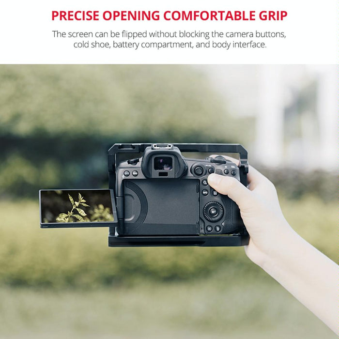 C22-A Ylg0334B-A Video Camera Cage Stabilizer For Canon Eos R5/R6/R Black