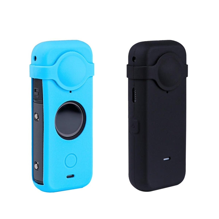 Full Body Dust proof Silicone Case with Lens Cover for Insta360 ONE X2
