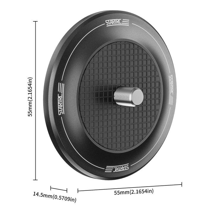 Universal 1 / 4 Metal Mount With Magnetic Base
