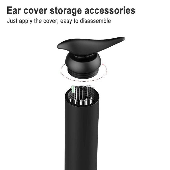 Portable Smart Earpick For Earwax Removal Black