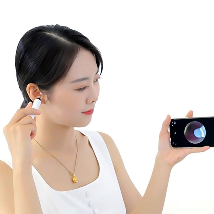 Portable Smart Earpick For Earwax Removal Black