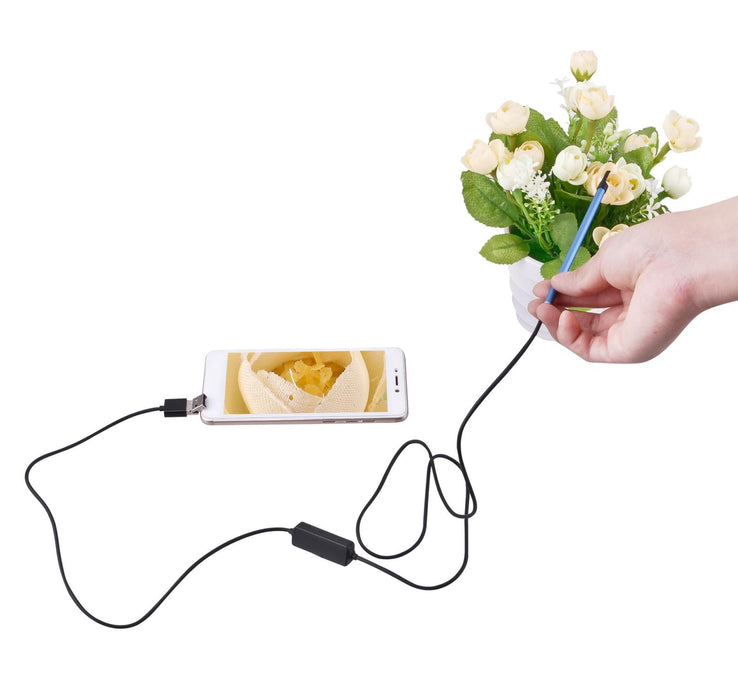 2 In 1 Usb Hd Visual Earwax Clean Tool Endoscope Borescope With Led Lights & Wifi Cable Length 2M