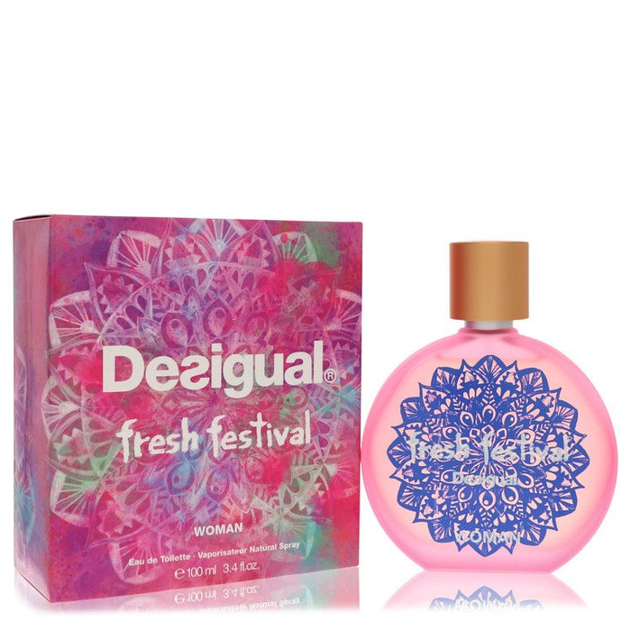 Desigual Fresh Festival Eau De Toilette Spray For Women-100 Ml