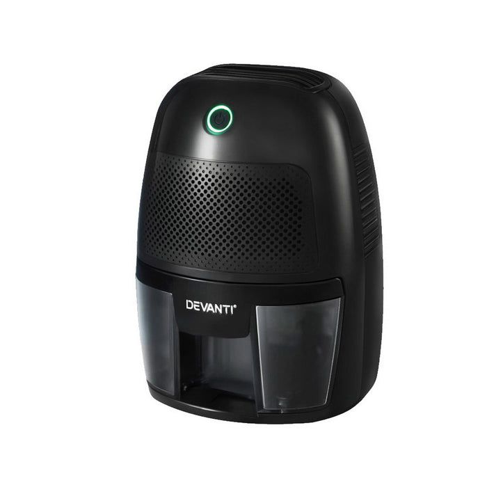 Dehumidifier 600Ml Air Purifier Black