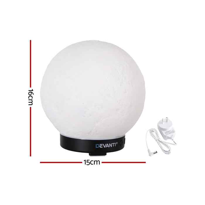 Ultrasonic Aroma Diffuser Aromatherapy Moon Lamp 100Ml