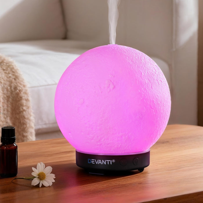 Ultrasonic Aroma Diffuser Aromatherapy Moon Lamp 100Ml