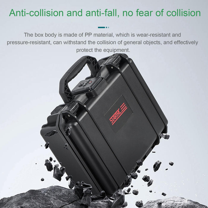 Waterproof Tsa Lock Suitcase For Dji Osmo Pocket Black