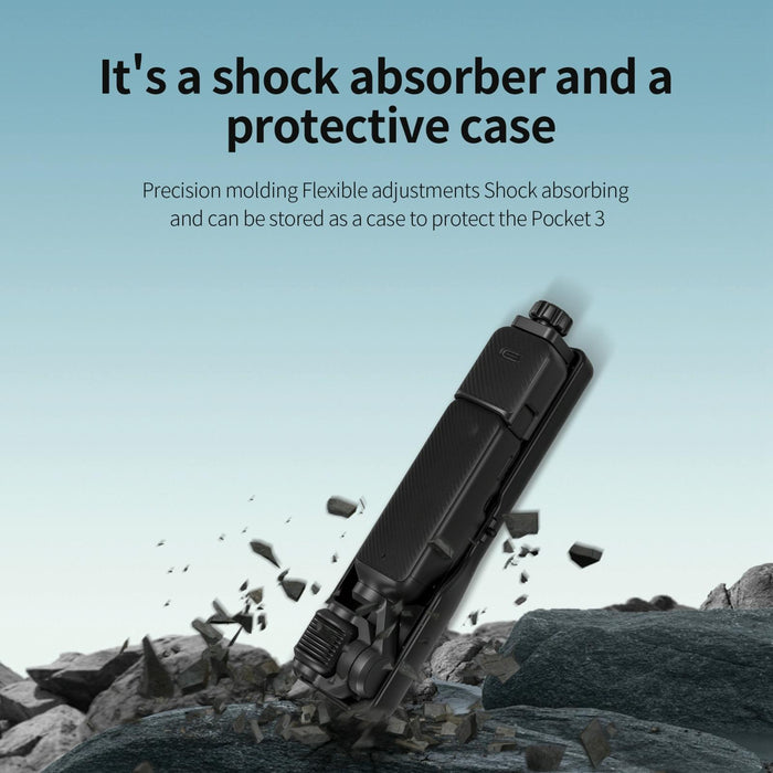 Shock Absorbing Carrying Case For Dji Osmo Pocket 2 Black