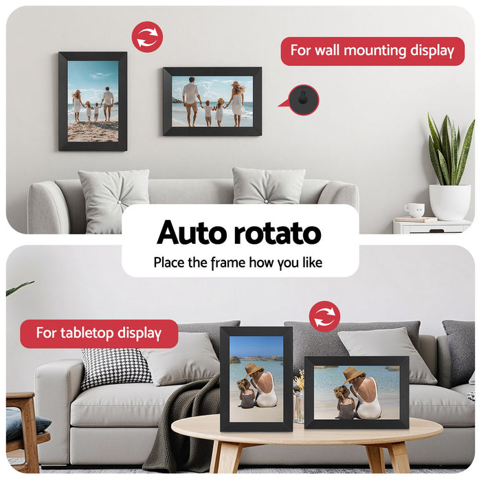 Digital Photo Frame 10.1 Inch Wifi Touch-Screen Picture Video Player 32G