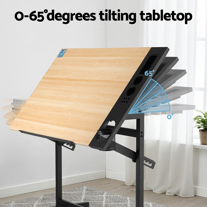 Drafting Table Drawing Desk Art Desk Multi-Functional Craft Drawing Table