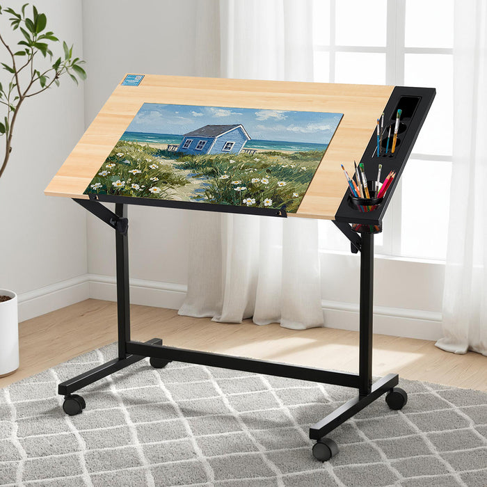 Drafting Table Drawing Desk Art Desk Multi-Functional Craft Drawing Table