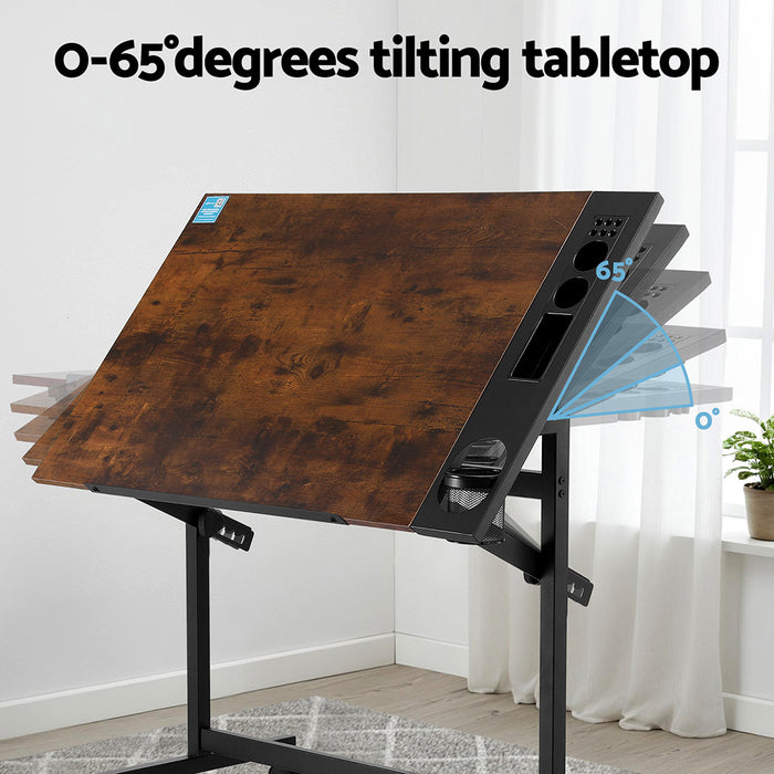 Drafting Table Drawing Desk Art Desk Multi-Functional Craft Drawing Table