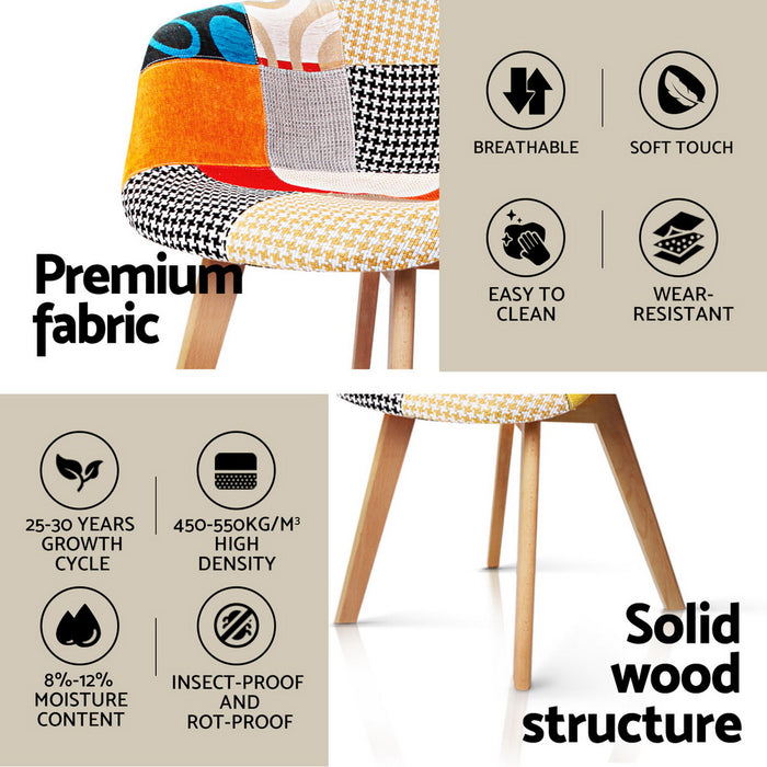 1 Dining Table And 4 Chairs Set Dsw White