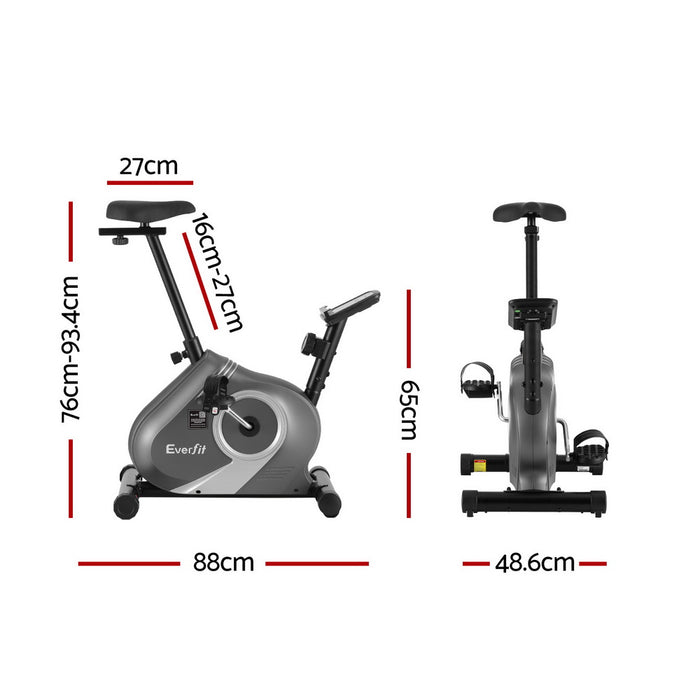 Under Desk Exercise Bike Magnetic Resistance Cardio Workouts 120Kg Capacity