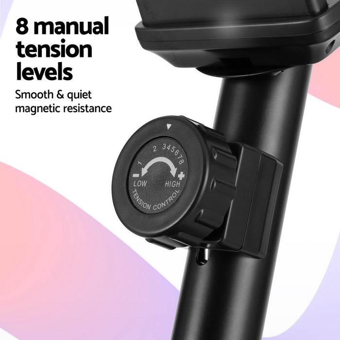 Under Desk Exercise Bike Magnetic Resistance Cardio Workouts 120Kg Capacity