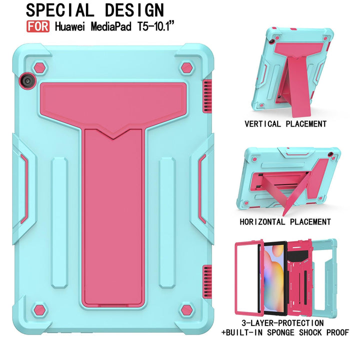 Shockproof T-Bracket Pc + Silicone Case