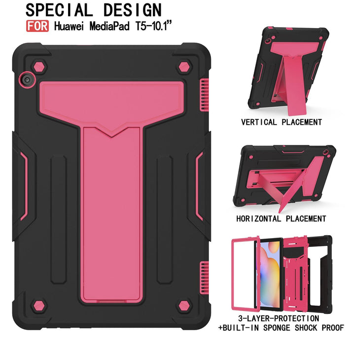 Shockproof T-Bracket Pc + Silicone Case