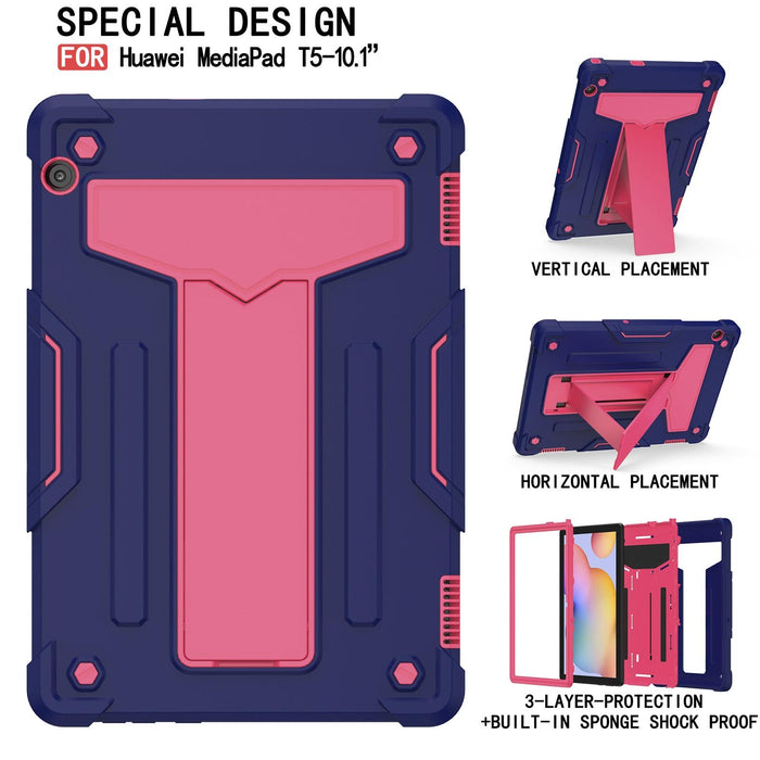 Shockproof T-Bracket Pc + Silicone Case