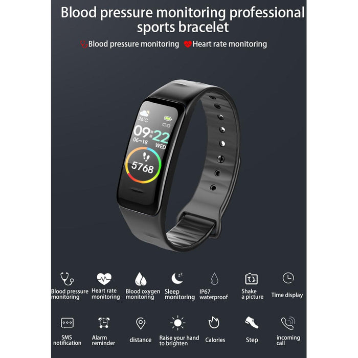 Ip67 Waterproof Smart Bracelet Colour Screen