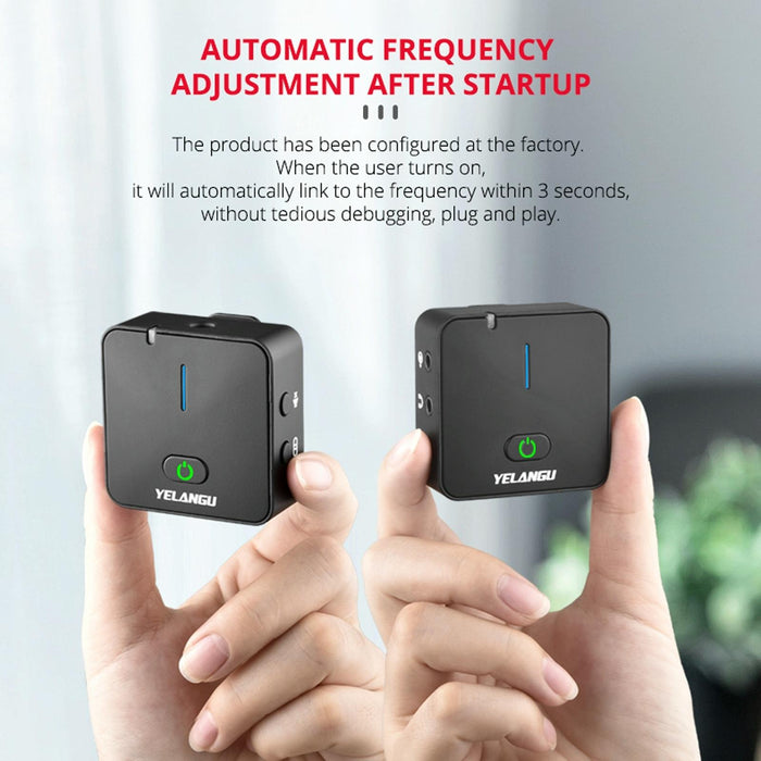 2.4G Wireless Camera Microphone For Live Interviews & Recording