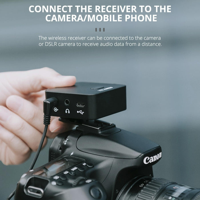 2.4G Wireless Camera Microphone For Live Interviews & Recording