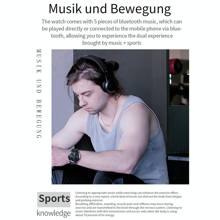 1.3 Inch Full Fit Smart Watch With Sleep Heart Rate And Temperature Monitoring