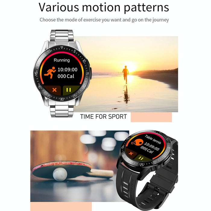 1.3 Inch Full Fit Smart Watch With Sleep Heart Rate And Temperature Monitoring