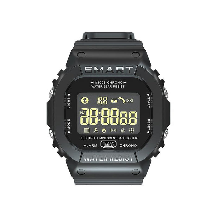 1.21 Inch Waterproof Smart Watch With Lcd Screen 50M Info Reminder Remote Cam Sport Record