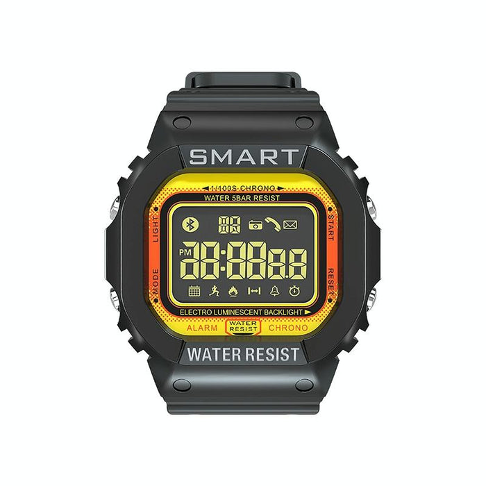 1.21 Inch Waterproof Smart Watch With Lcd Screen 50M Info Reminder Remote Cam Sport Record
