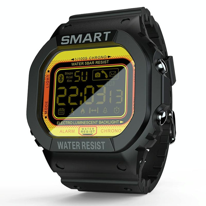 1.21 Inch Waterproof Smart Watch With Lcd Screen 50M Info Reminder Remote Cam Sport Record