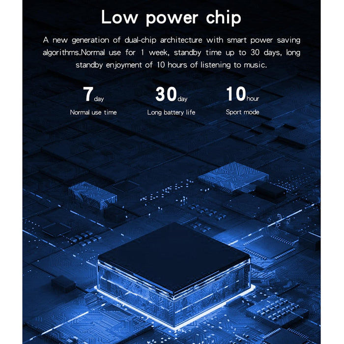 1.6 Inch Waterproof Smart Watch With Ips Colour Screen Sport Sleep Heart Rate Monitoring