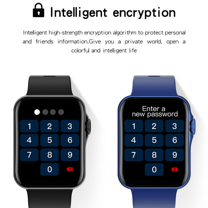 1.6 Inch Waterproof Smart Watch With Ips Colour Screen Sport Sleep Heart Rate Monitoring