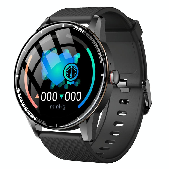 1.28 Inch Touch Screen Ip67 Waterproof Smart Watch Support Bluetooth Call / Sleep Monitoring / Heart Rate Monitoring Black