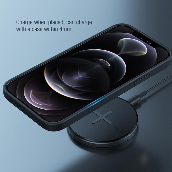 Fast Charging Wireless Charger Portable & Button Design