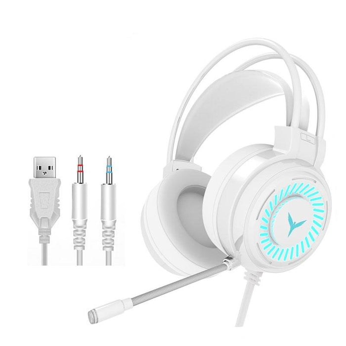 2-Pack G58 Gaming Headset W / Mic 2M Cable White Colourful 3.5Mm