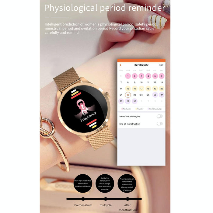 1.28 Inch Ips Colour Screen Ip67 Waterproof Smart Watch Support Blood Pressure Monitoring / Heart Rate Monitoring / Sleep Monitoring